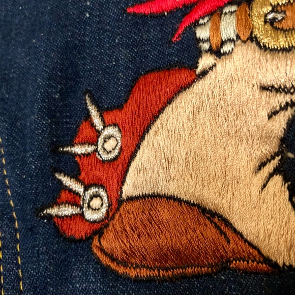 Vintage Antonio Guiseppe Mickey Full Denim Suit Pants and Jacket - Picture 10 of 11